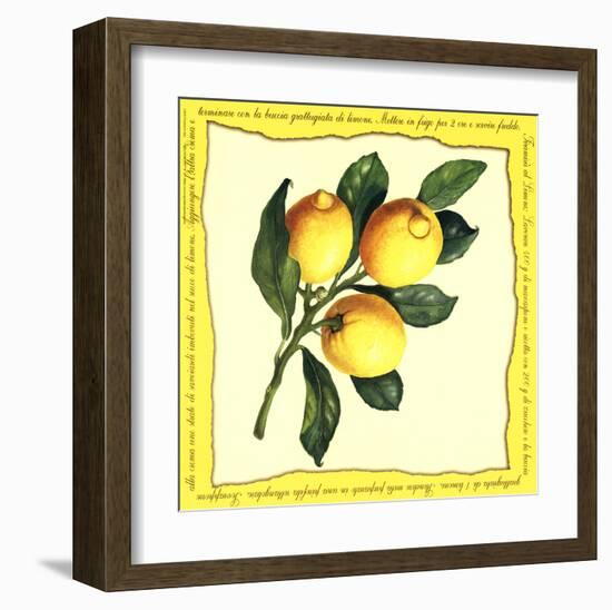 Lemons III-null-Framed Art Print