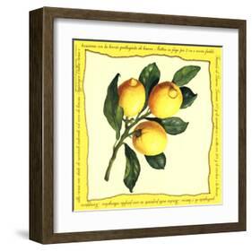 Lemons III-null-Framed Art Print