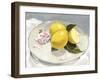 Lemons on a Plate lI-Victoria Barnes-Framed Art Print