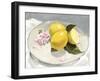 Lemons on a Plate lI-Victoria Barnes-Framed Art Print