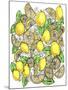 Lemons Original-Cyndi Lou-Mounted Giclee Print