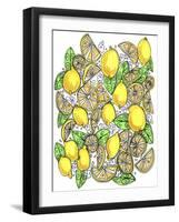 Lemons Original-Cyndi Lou-Framed Giclee Print