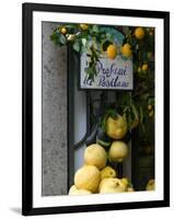 Lemons, Positano, Amalfi Coast, Campania, Italy-Walter Bibikow-Framed Photographic Print