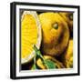 Lemons-null-Framed Art Print