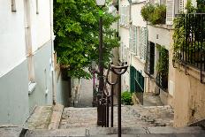 One of the Street in Montmartre, Paris, France-Lemsip-Framed Photographic Print