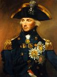 Portrait of Lord Nelson with Santa Cruz Beyond-Lemuel Francis Abbott-Giclee Print