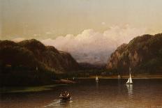 Highlands of the Hudson, View Near West Point, 1872-Lemuel Maynard Wiles-Stretched Canvas