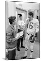 Len Dawson, Quarterback for the Kansas City Chiefs, Smokes a Ciagarette, January 15, 1967-Bill Ray-Mounted Photographic Print