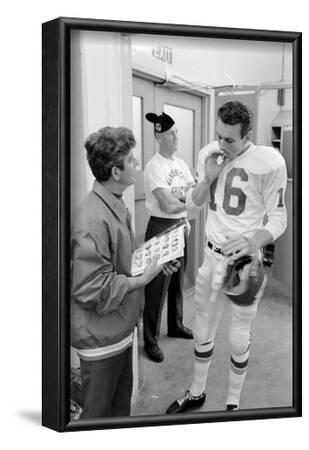 ‘Len Dawson, Quarterback for the Kansas City Chiefs, Smokes a