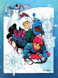 Winter Fun - Jack & Jill-Len Ebert-Stretched Canvas