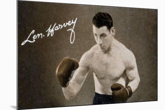 Len Harvey, Light Heavy Weight Boxing Champion of Great Britain, 1935-null-Mounted Giclee Print