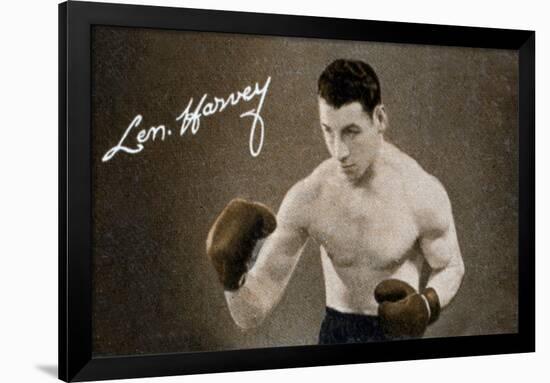 Len Harvey, Light Heavy Weight Boxing Champion of Great Britain, 1935-null-Framed Giclee Print