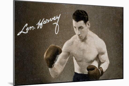 Len Harvey, Light Heavy Weight Boxing Champion of Great Britain, 1935-null-Mounted Giclee Print