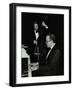 Len Skeat (Bass) and Bobby Tucker (Piano) Playing at the Forum Theatre, Hatfield, Hertfordshire, 12-Denis Williams-Framed Photographic Print