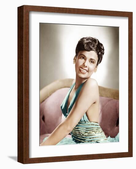 Lena Horne, MGM portrait, ca. 1940s-null-Framed Photo