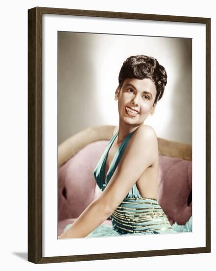 Lena Horne, MGM portrait, ca. 1940s-null-Framed Photo