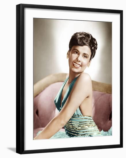 Lena Horne, MGM portrait, ca. 1940s-null-Framed Photo