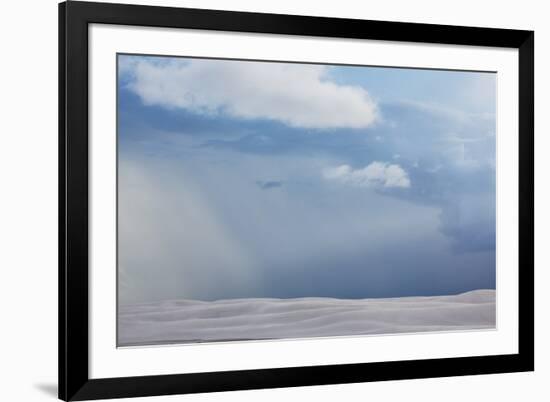 Lencois Maranhenses National Park and Sand Dunes on a Stormy Afternoon-Alex Saberi-Framed Photographic Print