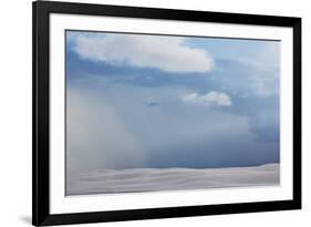 Lencois Maranhenses National Park and Sand Dunes on a Stormy Afternoon-Alex Saberi-Framed Photographic Print