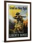 Lend as They Fight - Buy More Liberty Bonds Poster-Sidney H. Riesenberg-Framed Giclee Print