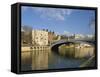 Lendal Bridge over the River Ouse, York, Yorkshire, England, United Kingdom, Europe-Harding Robert-Framed Stretched Canvas