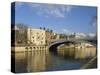 Lendal Bridge over the River Ouse, York, Yorkshire, England, United Kingdom, Europe-Harding Robert-Stretched Canvas