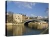 Lendal Bridge over the River Ouse, York, Yorkshire, England, United Kingdom, Europe-Harding Robert-Stretched Canvas