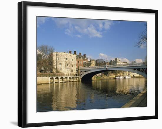 Lendal Bridge over the River Ouse, York, Yorkshire, England, United Kingdom, Europe-Harding Robert-Framed Photographic Print