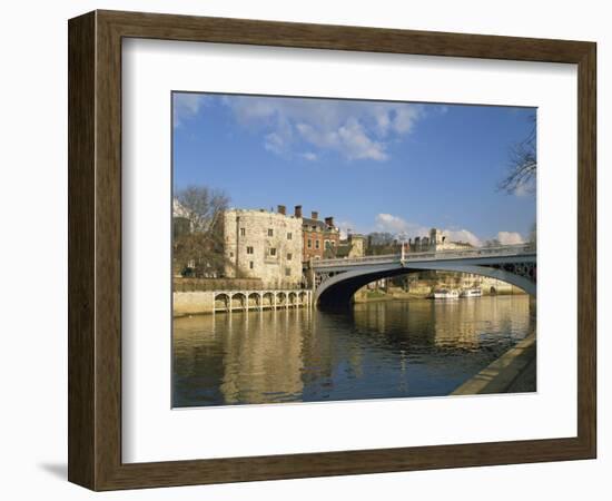 Lendal Bridge over the River Ouse, York, Yorkshire, England, United Kingdom, Europe-Harding Robert-Framed Photographic Print