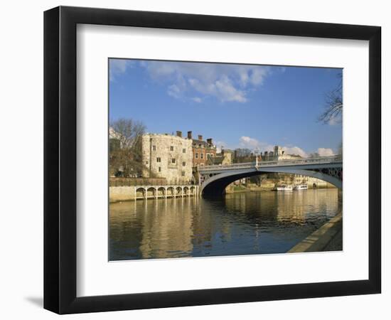 Lendal Bridge over the River Ouse, York, Yorkshire, England, United Kingdom, Europe-Harding Robert-Framed Photographic Print