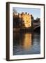 Lendal Tower and the River Ouse at Sunset, York, Yorkshire, England, United Kingdom, Europe-Mark Sunderland-Framed Photographic Print