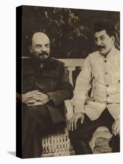 Lenin and Stalin-null-Stretched Canvas