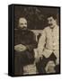 Lenin and Stalin-null-Framed Stretched Canvas