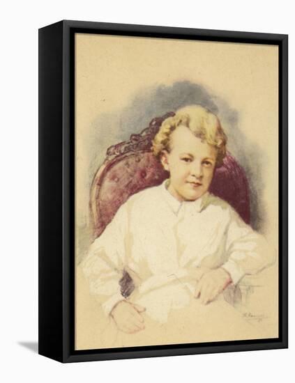 Lenin as a Child-null-Framed Stretched Canvas