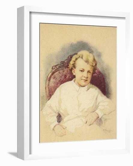 Lenin as a Child-null-Framed Giclee Print