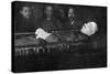 Lenin in Coffin-null-Stretched Canvas