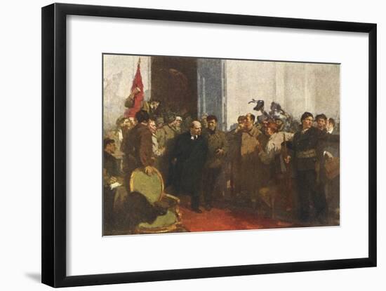 Lenin in October-null-Framed Art Print