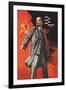 Lenin Lived, Lenin is Alive, Lenin Will Live-Victor Ivanov-Framed Art Print