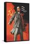 Lenin Lived, Lenin is Alive, Lenin Will Live-Victor Ivanov-Framed Stretched Canvas