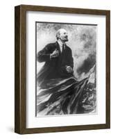 Lenin Making a Rousing Speech-null-Framed Photographic Print