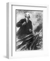 Lenin Making a Rousing Speech-null-Framed Photographic Print