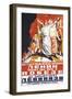 Lenin Propaganda Poster-null-Framed Giclee Print