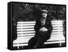 Lenin Sits on a Bench-null-Framed Stretched Canvas