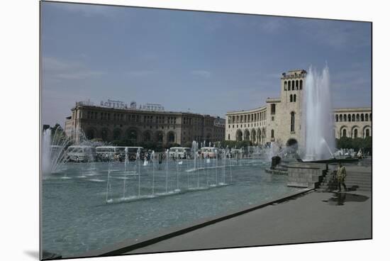 Lenin Square, Erevan, Armenia, Caucasus, Central Asia-Sybil Sassoon-Mounted Photographic Print