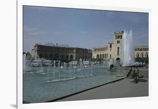 Lenin Square, Erevan, Armenia, Caucasus, Central Asia-Sybil Sassoon-Framed Photographic Print