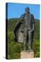 Lenin Statue in Petropavlovsk-Kamchatsky, Kamchatka, Russia, Eurasia-Michael Runkel-Stretched Canvas