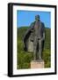 Lenin Statue in Petropavlovsk-Kamchatsky, Kamchatka, Russia, Eurasia-Michael Runkel-Framed Photographic Print