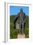 Lenin Statue in Petropavlovsk-Kamchatsky, Kamchatka, Russia, Eurasia-Michael Runkel-Framed Photographic Print