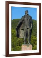 Lenin Statue in Petropavlovsk-Kamchatsky, Kamchatka, Russia, Eurasia-Michael Runkel-Framed Photographic Print
