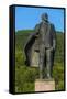 Lenin Statue in Petropavlovsk-Kamchatsky, Kamchatka, Russia, Eurasia-Michael Runkel-Framed Stretched Canvas